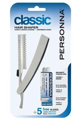 PERSONNA 18918 CLASSIC HAIR SHAPER KIT(WITH 5 BLADES)