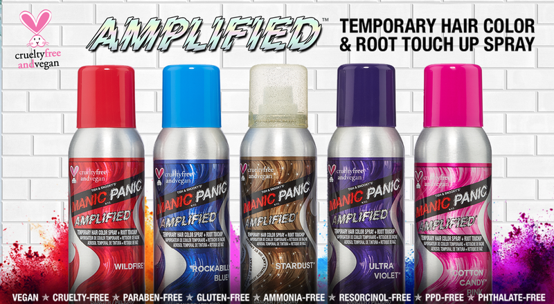 MANIC PANIC AMPLIFIED TEMPORARY HAIR COLOR SPRAY