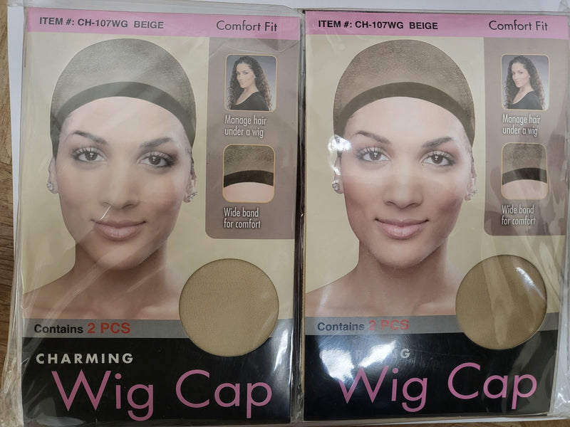 CHALLENGER WIG CAPS NUDE 2ct 12/pk