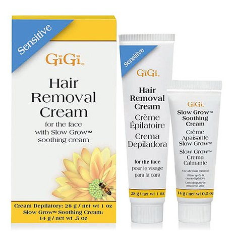 GIGI 340 HAIR REMOVAL CREAM FOR FACE SENSITIVE 1.5oz