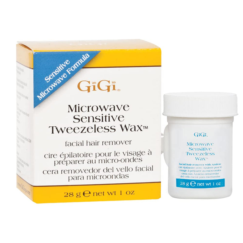 GIGI 893 MICROWAVE TWEEZELESS SENSITIVE WAX 1oz