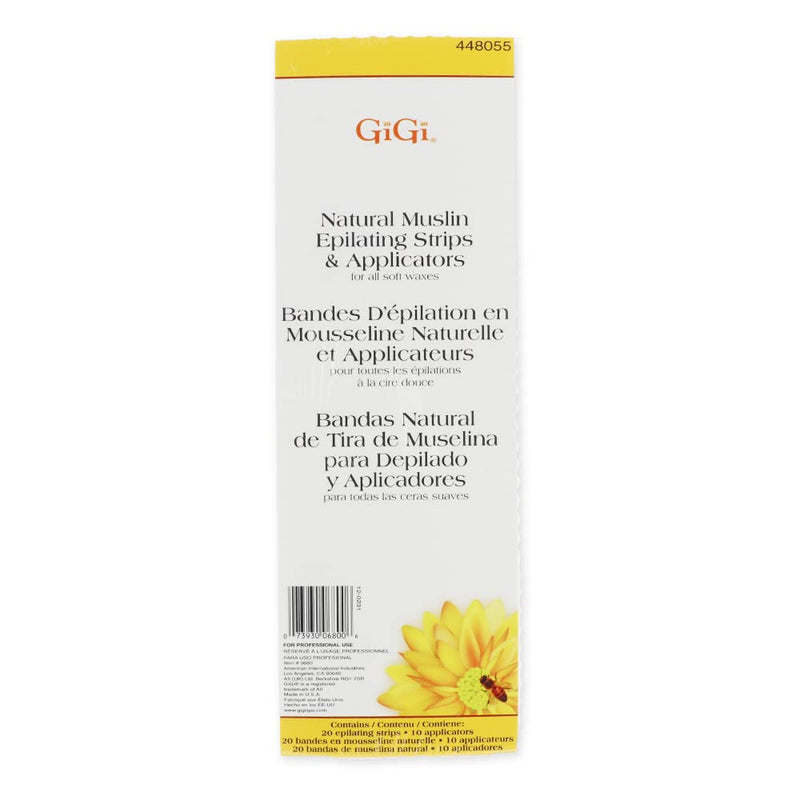 GIGI 680 NATURAL EPILATING STRIPS & APPLICATOR KIT