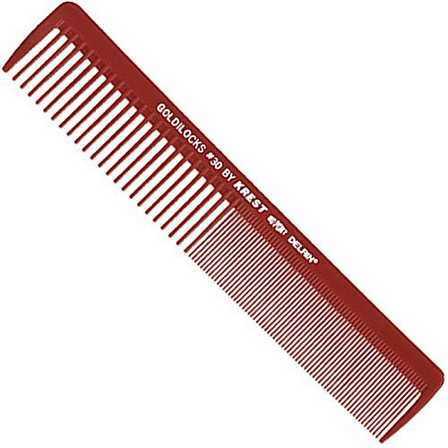 KREST GOLDILOCKS 30 7-1/2" FLAT BACK STYLING COMB