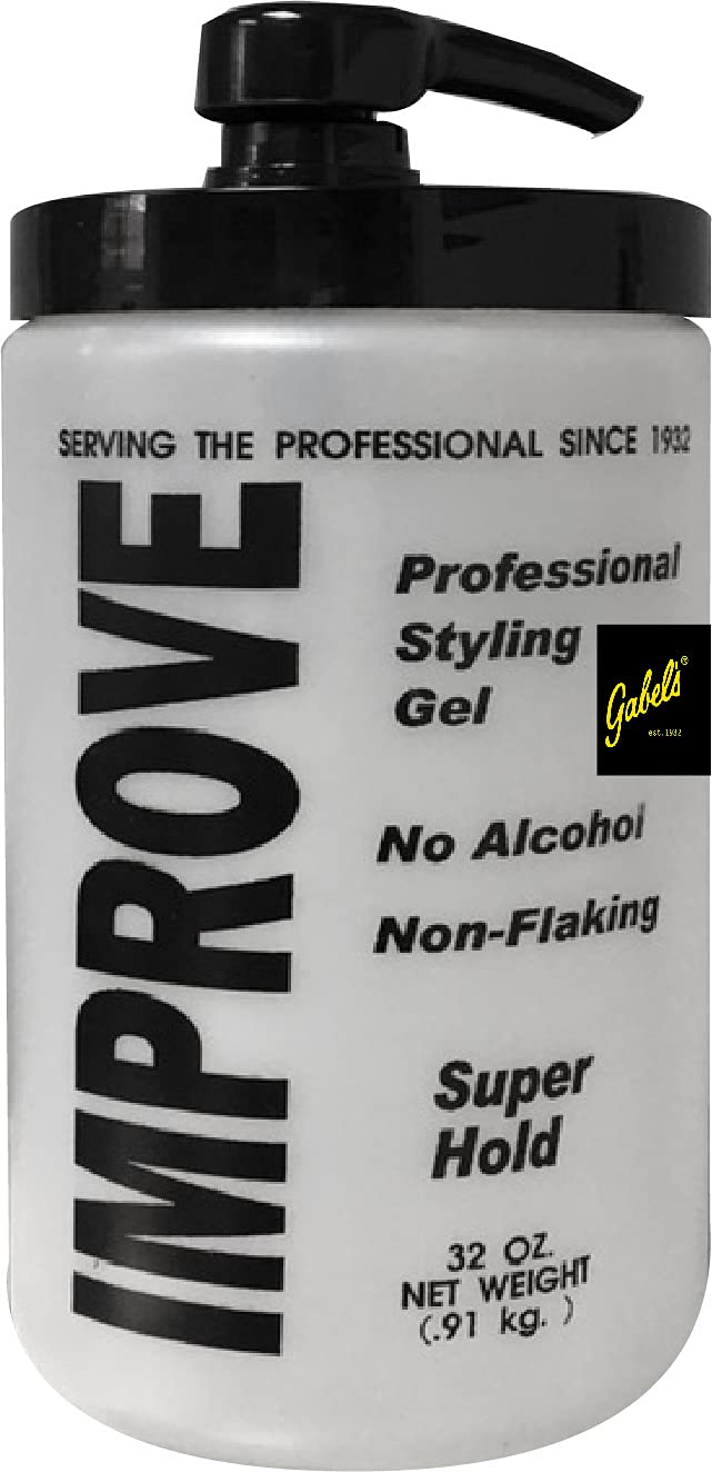 GABEL IMPROVE STYLING GEL CLEAR (PUMP) 32oz