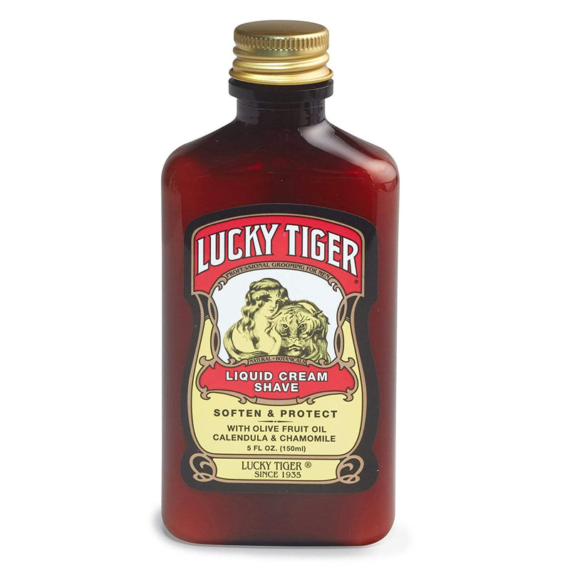 LUCKY TIGER LIQUID CREAM SHAVE 5oz