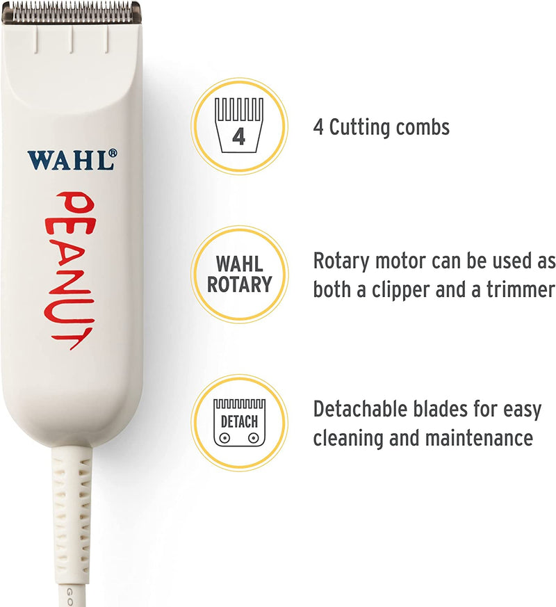 WAHL 8685 PEANUT TRIMMER WHITE CLASSIC