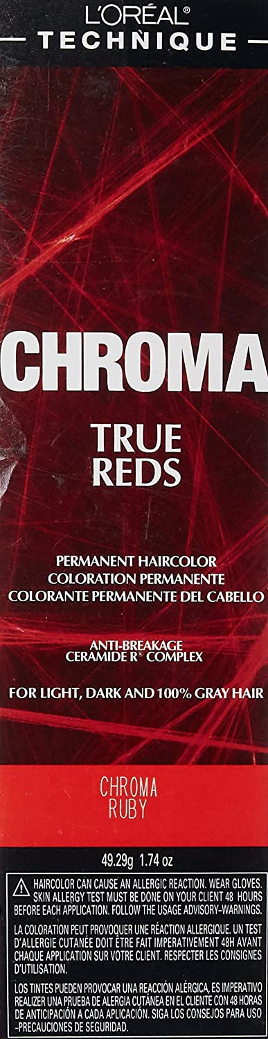LOREAL CHROMA TRUE REDS HAIR COLOR