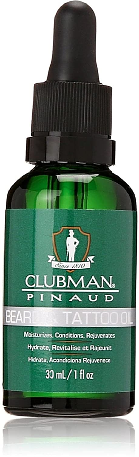 CLUBMAN 28003 PINAUD BEARD & TATTOO OIL 1oz