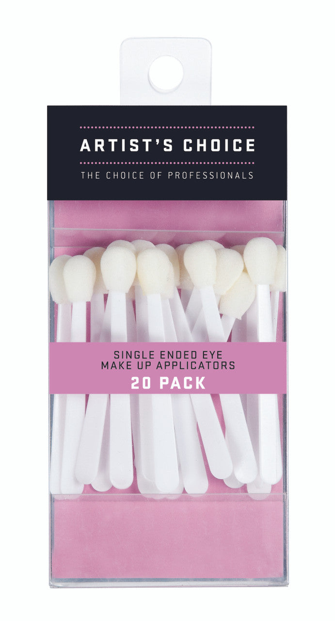 ARTISTS CHOICE AC20ET SINGLE ENDED EYE MAKEUP APPLICATOR 20/PK