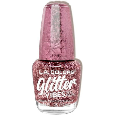 LA COLORS  GLITTER VIBES NAIL POLISH
