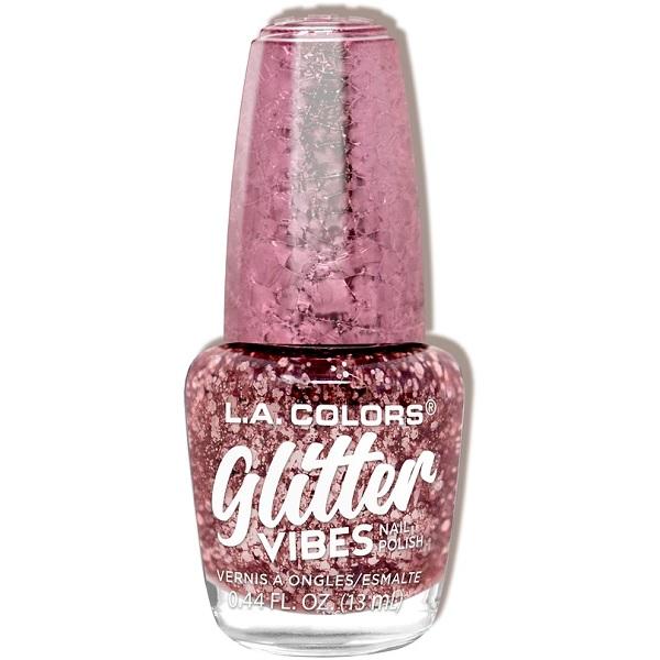 LA COLORS  GLITTER VIBES NAIL POLISH