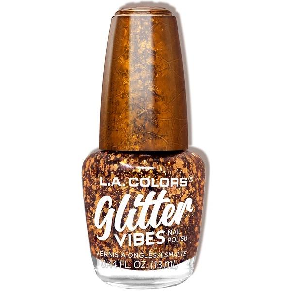 LA COLORS  GLITTER VIBES NAIL POLISH