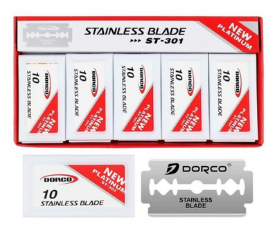 DORCO DOUBLE SIDES STAINLESS BLADE