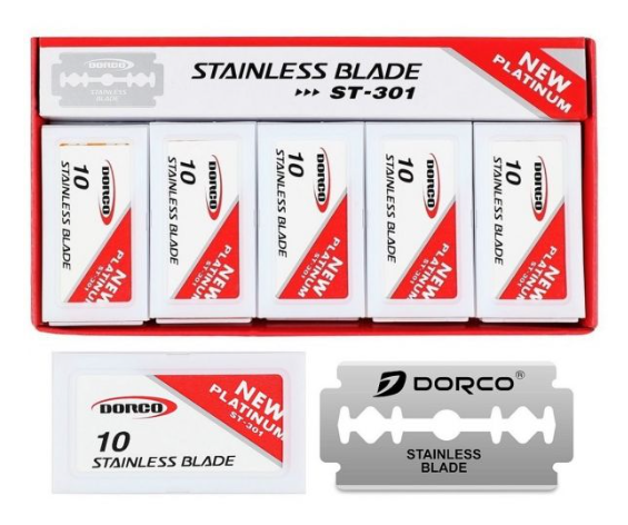 DORCO DOUBLE SIDES STAINLESS BLADE