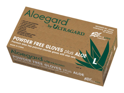 ALOEGARD A5000-S ALOE VINYL GLOVES 100/PK