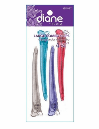 DIANE D103C 4-3/4" COMBO CLIPS 4/PK